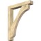Ekena Millwork Legacy Block Rough Sawn Bracket w/ Offset Brace, Douglas Fir, 6"W x 36"D x 44"H BKT0604X36X44LEC05RDF - alternate 1